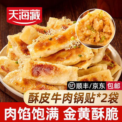 天海藏酥皮牛肉锅贴250g/袋20个