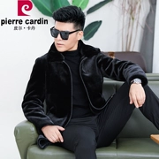 Áo khoác lông nam Pierre Cardin One Long 2019 Áo khoác da lông chồn mới - Quần áo lông thú