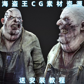 27-5.4.3 ue5生化危机胖屠夫僵尸动画模型