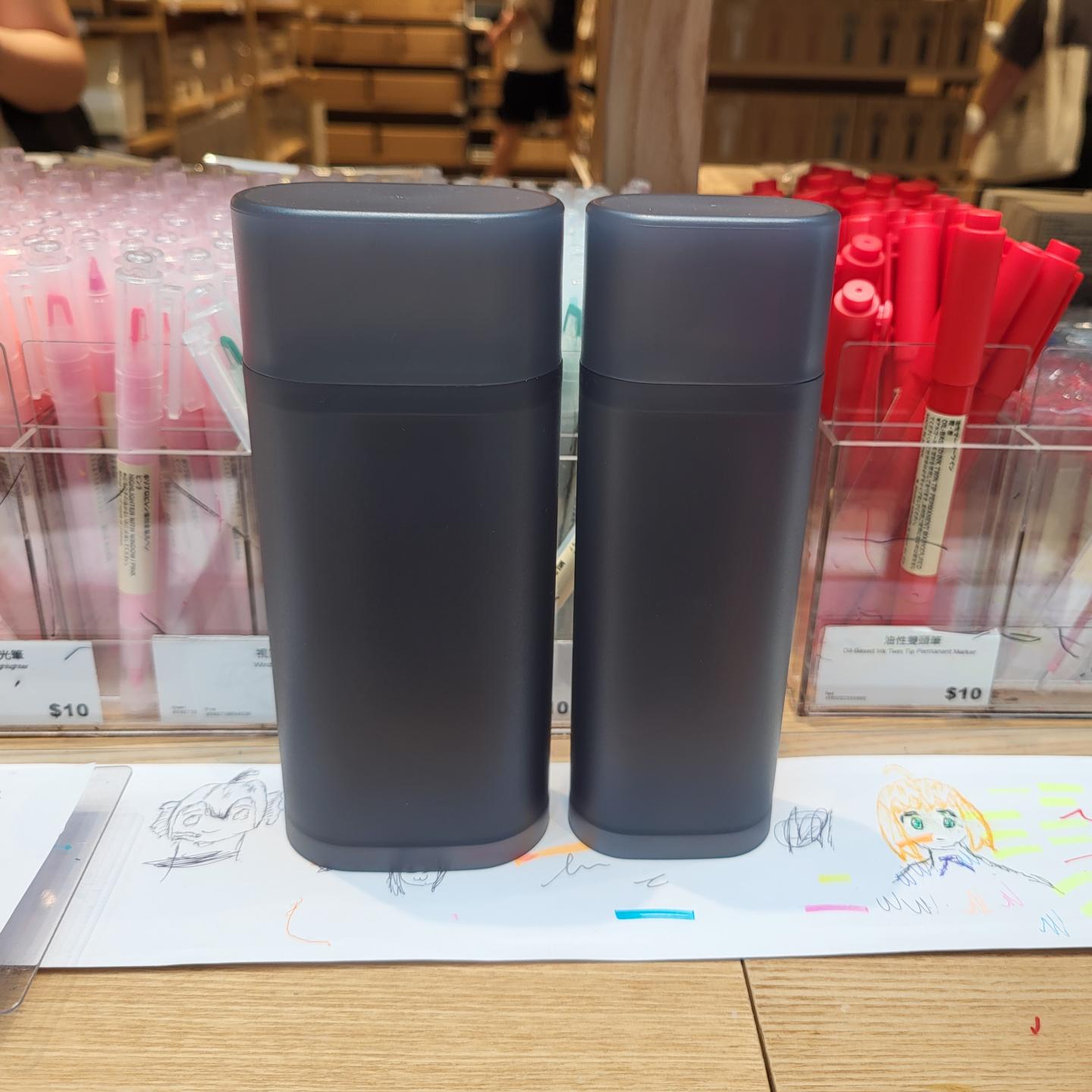 包邮正品MUJI无印良品PP眼镜盒 文具盒收纳盒笔盒笔筒小号/大号