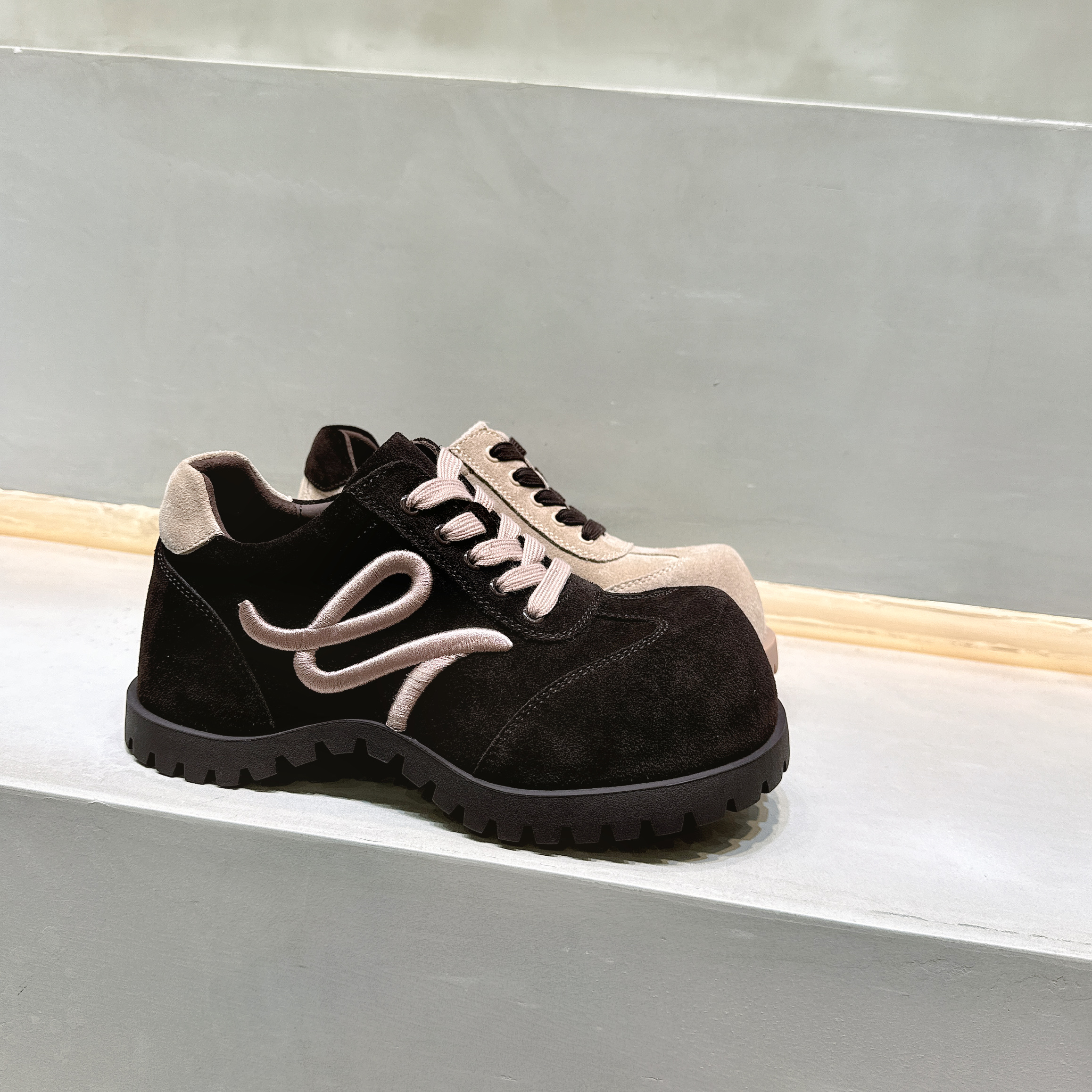 松糕鞋小个子休闲鞋德训鞋女