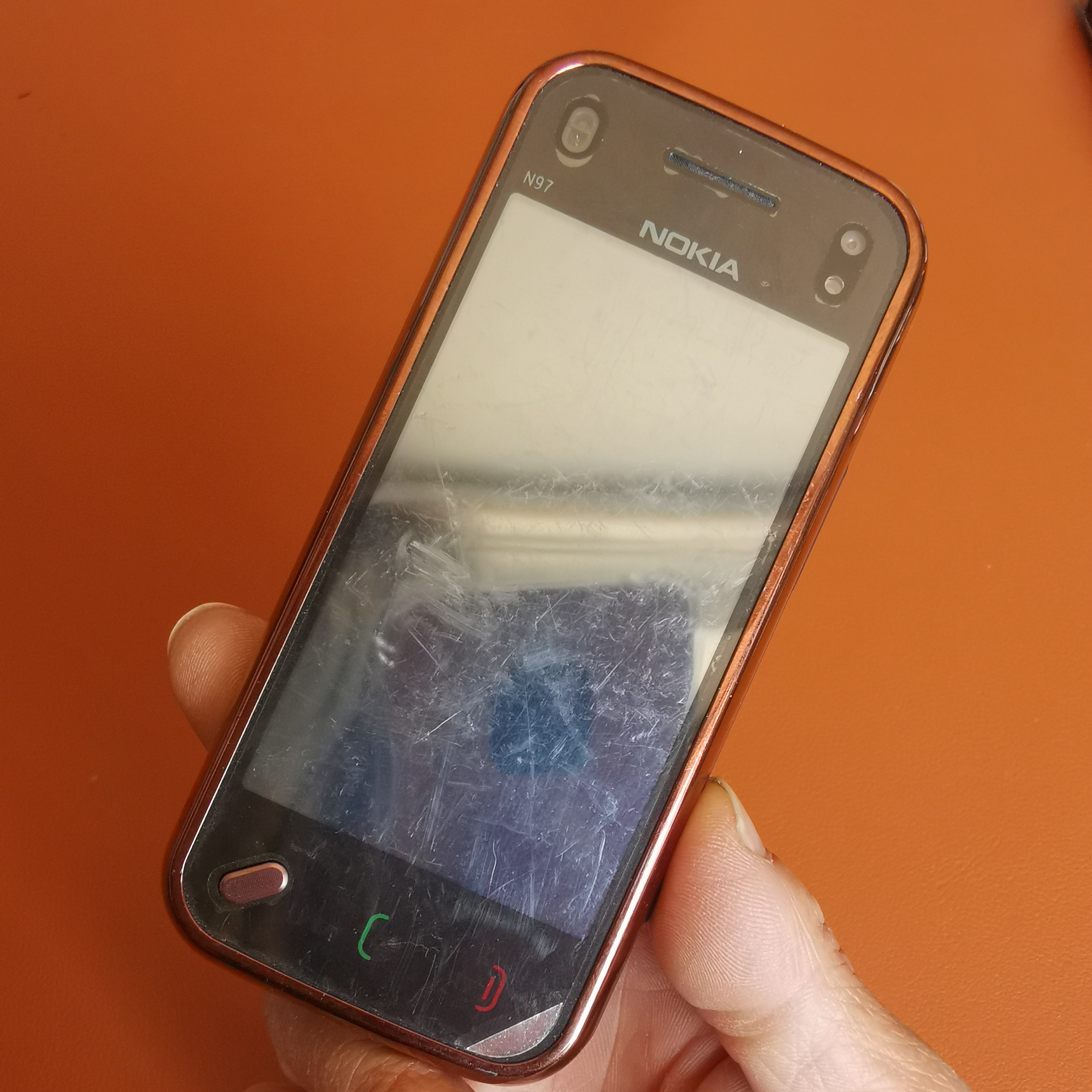 诺基亚N97 mini实拍原装库存功能正常经典塞班侧翻全键盘
