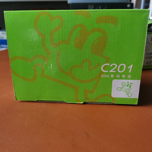 摩托罗拉c201冰蓝色全新库存经典小土豆备用机功能正常实拍图