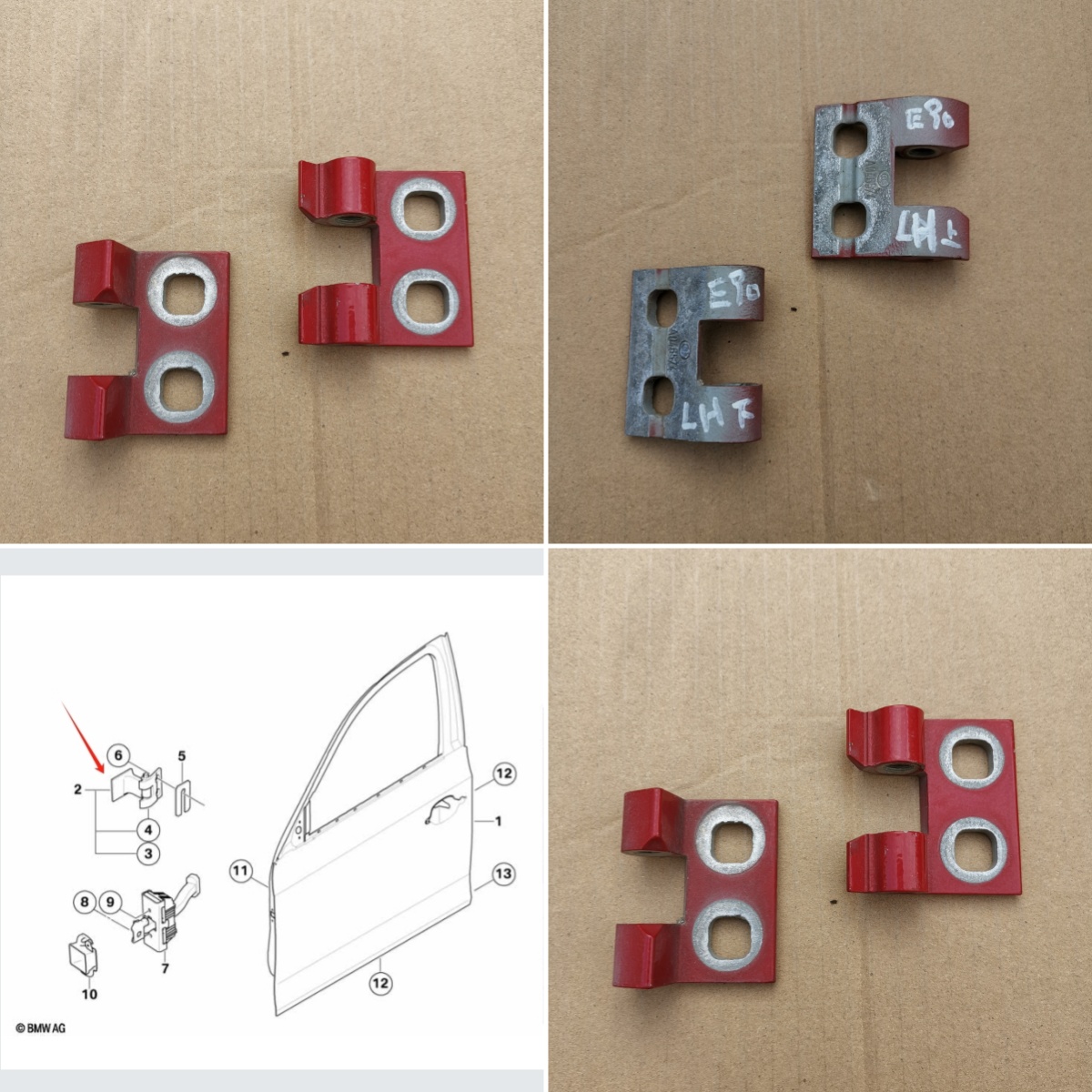 适用于宝马3系E90 318 320 323 325 330车门合叶 门子铰链 拆车件