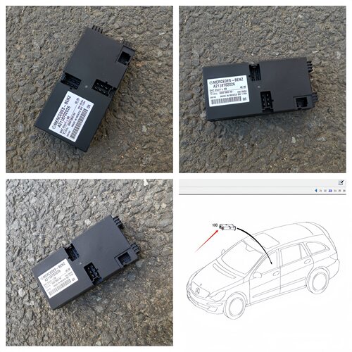 适用于奔驰W211 W251 W164 CLS350 E280 R500 ML后排座椅加热电脑