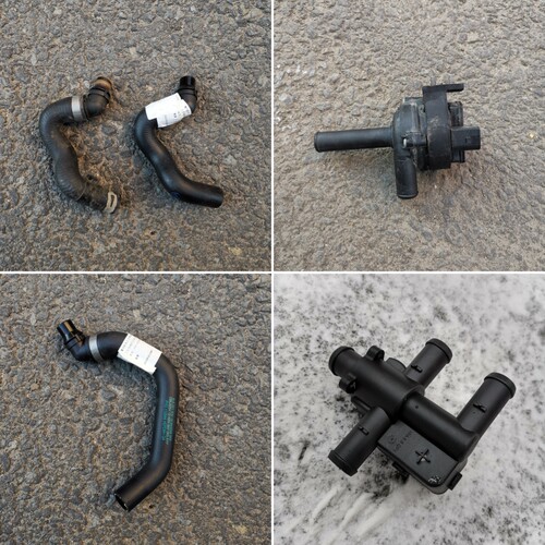 适用奔驰S300 S350 S400 S500 暖风水管 W221 暖水泵水管 暖水阀