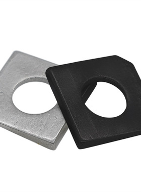 CZ五金304不锈钢槽钢用方斜垫圈GB853/GB852碳钢镀锌工字钢用斜垫