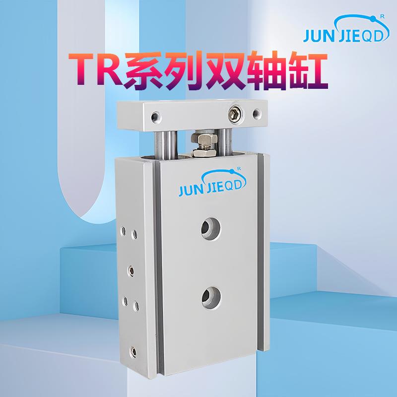 源头工厂TR6/10/16/20/25/32双杆气缸双轴气缸小型气动双作用气缸