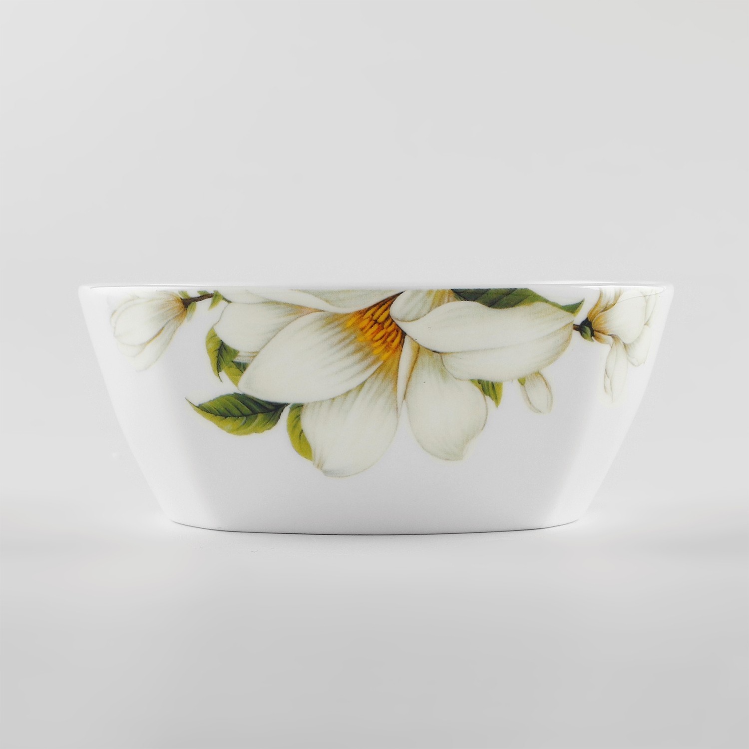 玉兰花 骨瓷方碗外圆内方家用餐具米饭碗粥碗小碗轻薄可微波炉,餐饮具,碗,淘宝优惠券,粉丝福利购,淘宝优惠卷