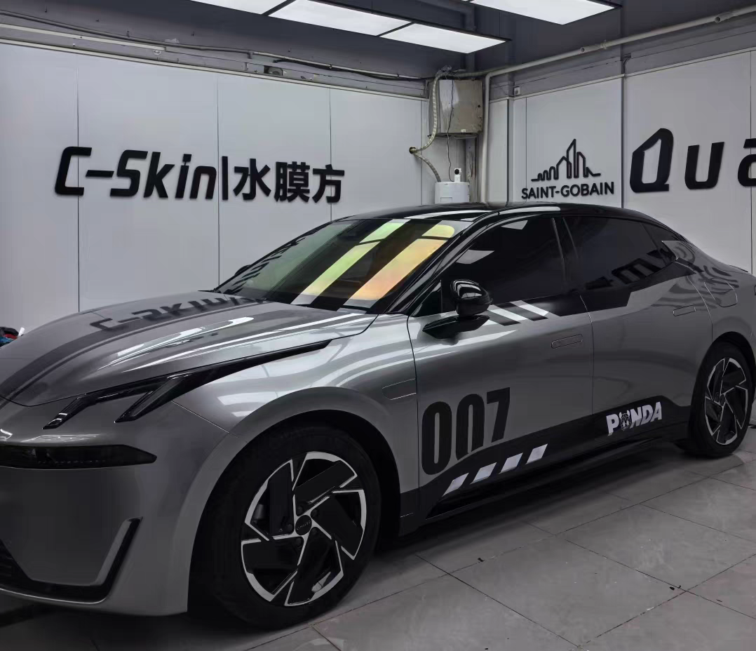 适用于领克07车身运动个性车贴ZEEKR 007贴纸PET改色膜材质