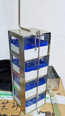 京仪百方液氮罐冻存架不锈钢提篮