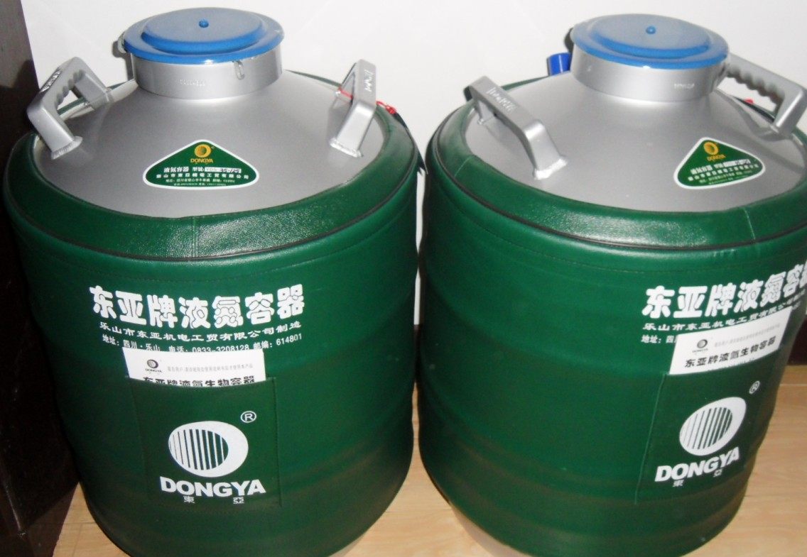 东亚液氮罐30升125冻存细胞液氮罐提篮4层25格yds-30-125科研畜牧