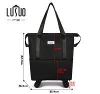 Черный двухслойный - со шкивами [бесшумные универсальные колеса - съемные колеса, можно расширить на 19 см] [страхование доставки]