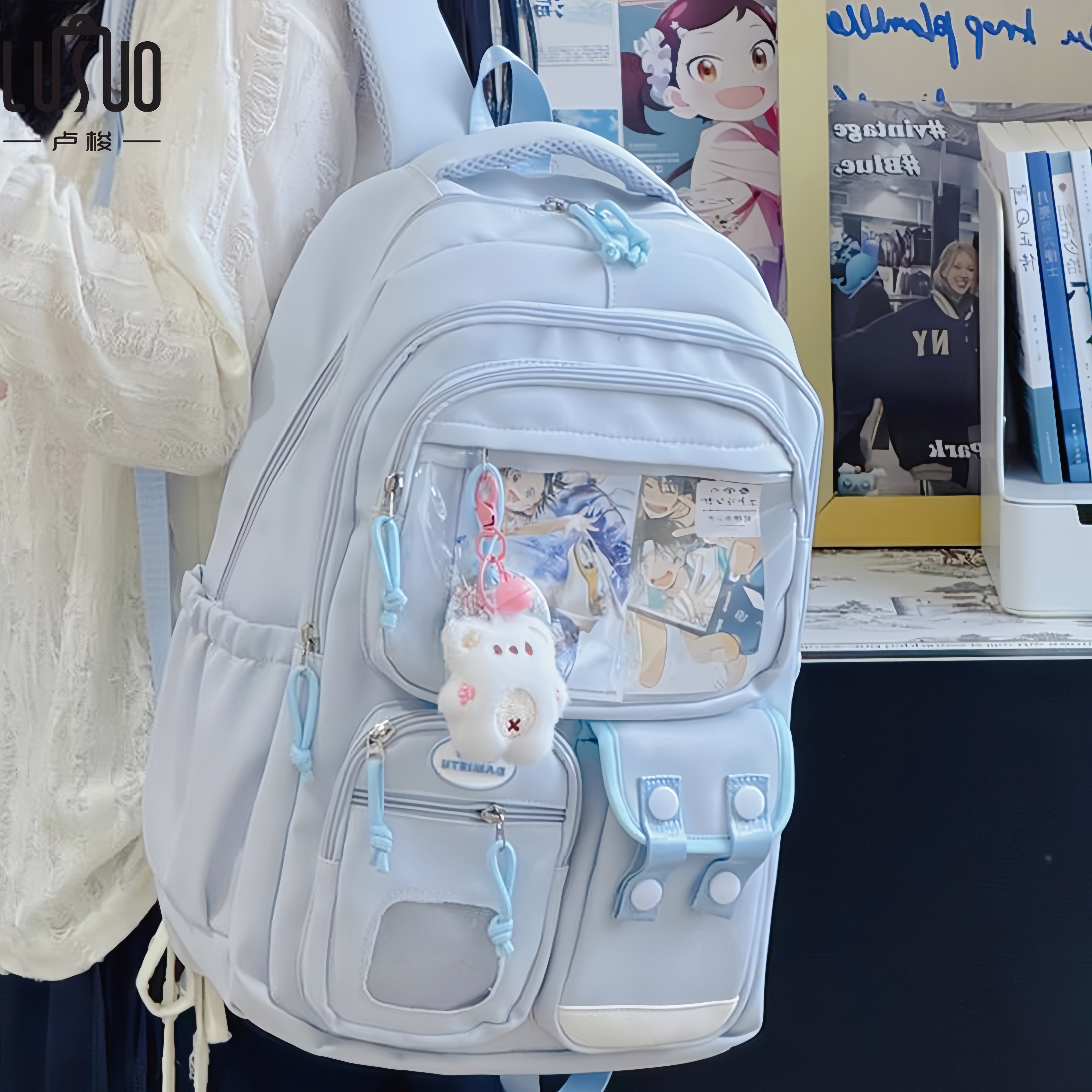 书包女生小学生学院风痛包高颜值