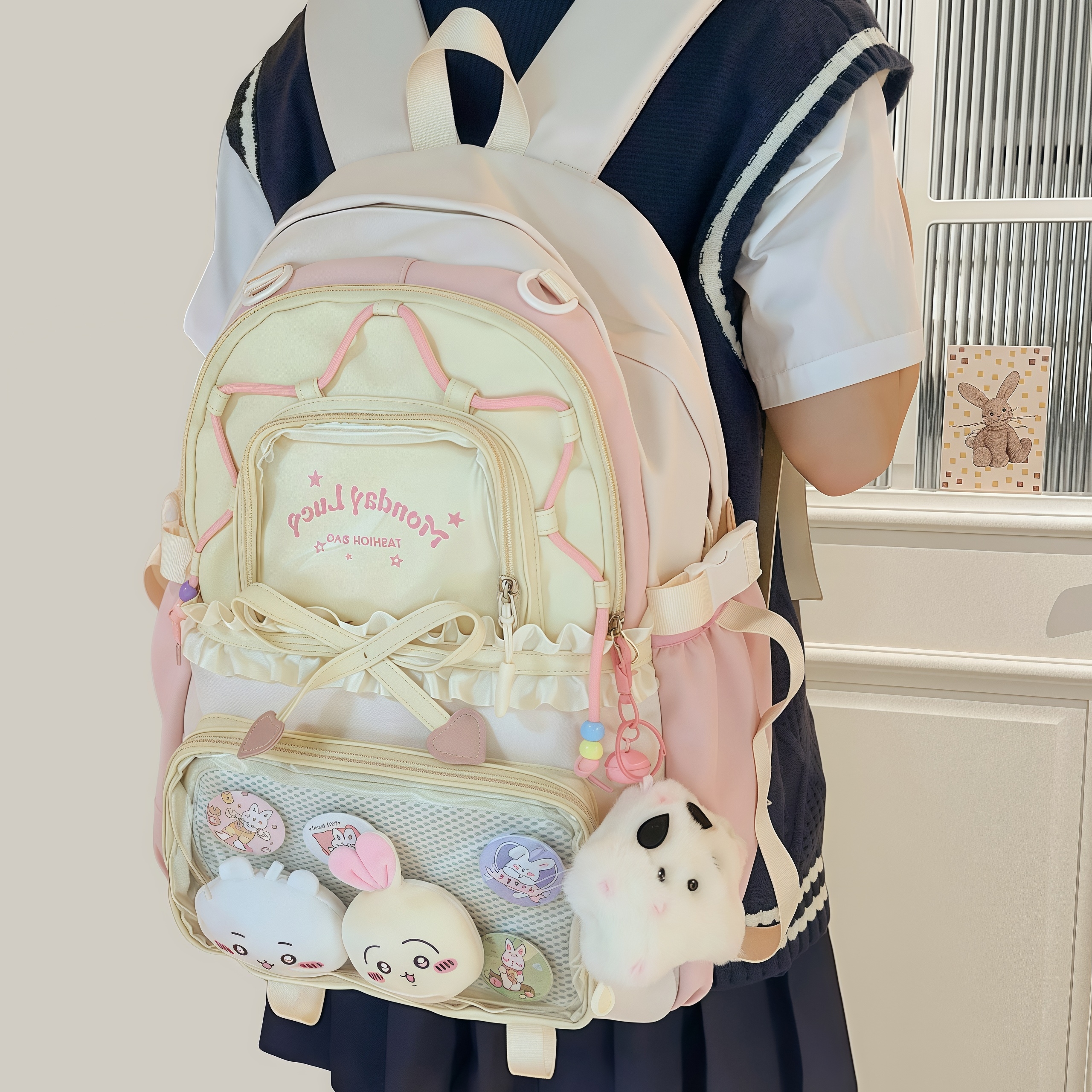 小众设计少女风痛包书包