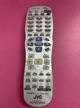 适合二手JVC 家庭影院DVD机音响遥控器：RM-SDR013J
