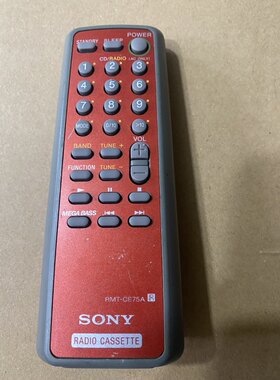 适合二手SONY 面包机小组合音响遥控器：RMT- CE75A
