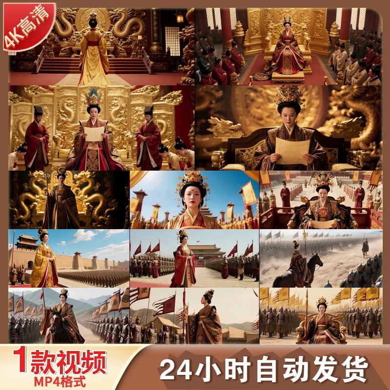 高清武则天女皇历史人物纪录片影视剧宣传片剪辑LED舞台视频素材,商务/设计服务,设计素材/源文件,淘宝优惠券,粉丝福利购,淘宝优惠卷