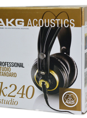 AKG/爱科技 K240S 头戴式专业发烧级监听耳机 录音师音乐hifi耳机