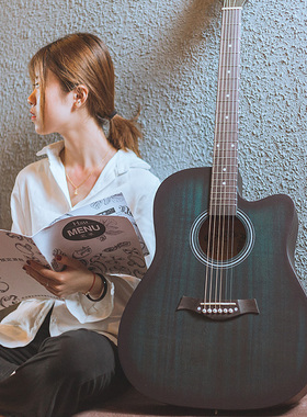 雅马哈音效民谣吉他41寸36单板f600初学者入门吉它学生男正品F310