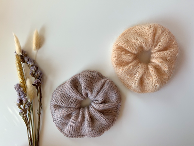 毛线发圈3号 发饰头饰皮筋头花棒针文字说明翻译编织图解非成品