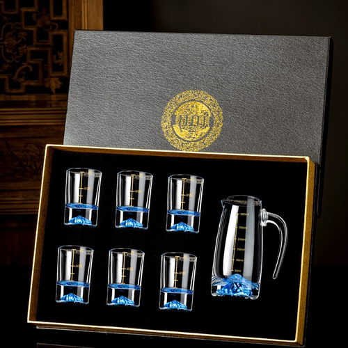 中式金山二两白酒杯轻奢