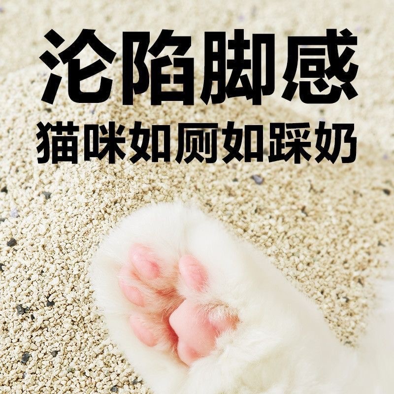 原味猫砂膨润土秒结团清仓防臭低尘清香型10斤猫咪砂除臭超值装