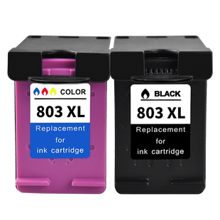 通用惠普4523打印机墨盒HP803型号可加墨黑色彩色墨盒hp envy 4523照片打印机易加墨连喷墨盒hp4523墨水工具