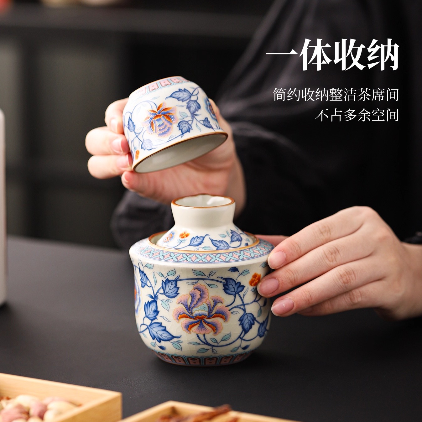 汝窑温酒器陶瓷烫酒暖酒壶家用2025新款黄酒温酒壶二两白酒热酒壶