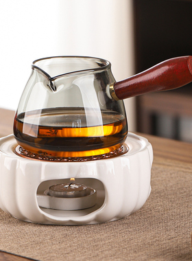 暖茶温茶炉花茶壶蜡烛煮茶炉陶瓷底座加热炉保温明火烤橘子煮茶器