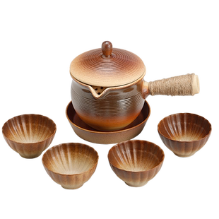 围炉煮茶器具全套烤茶大号套装侧把煮茶壶冬日室内温酒下午茶整套