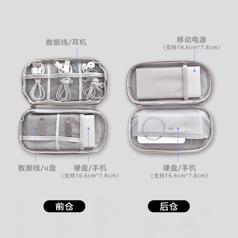 【2025新款】充电宝数据线收纳包