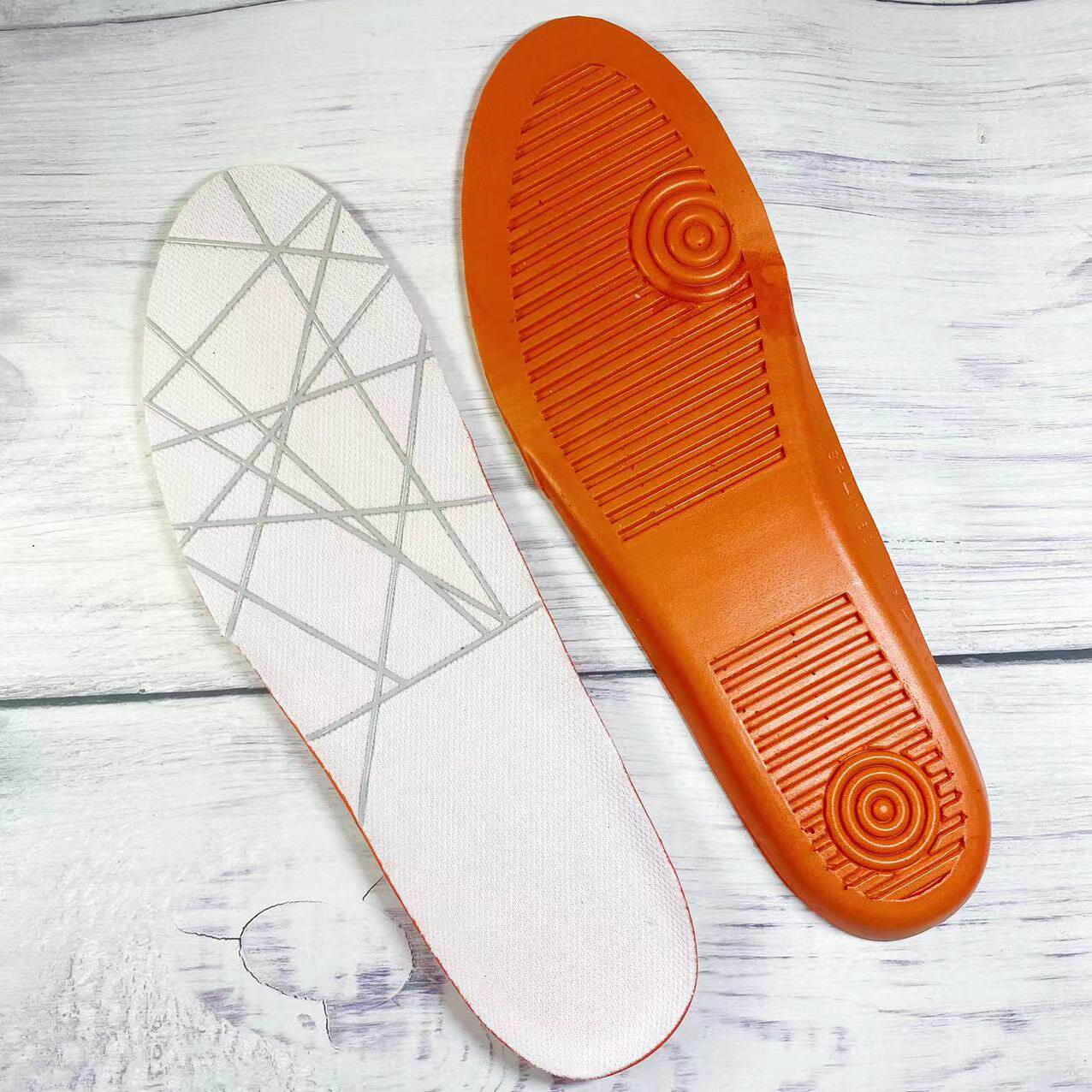 断码清仓PU硅胶男鞋垫减震软弹吸汗防滑户外靴子运动篮球军训大码