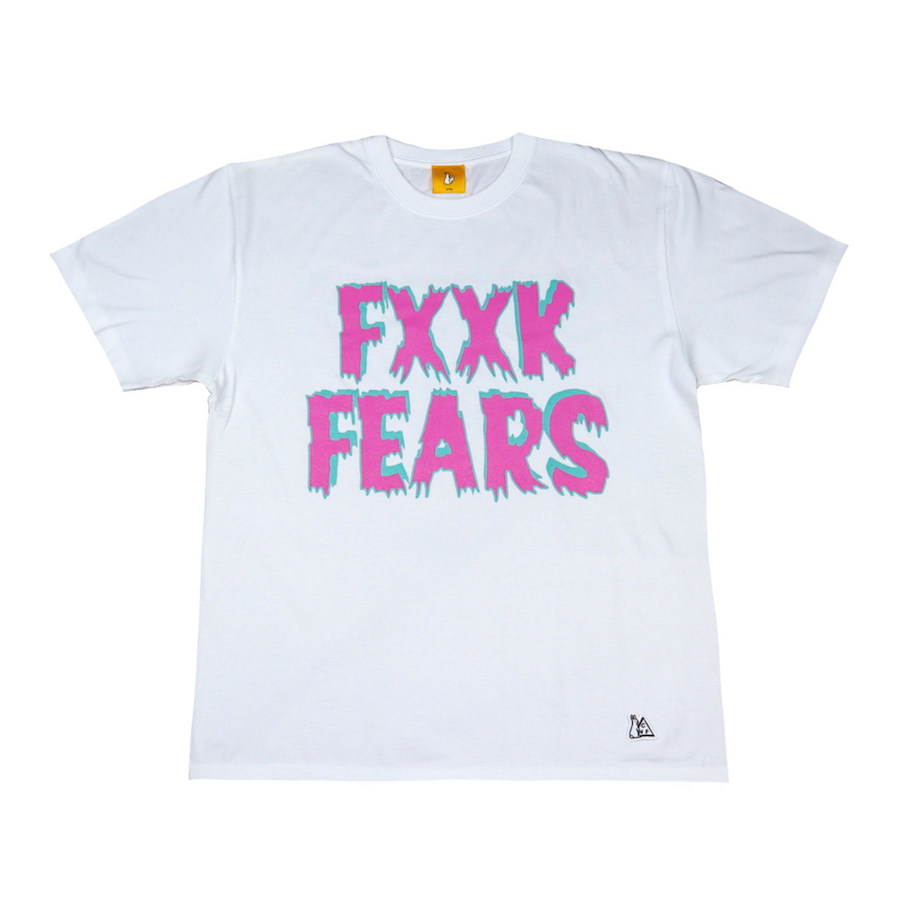 罗志祥GOTNOFEARS GNF正品 FR2 X GOTNOFEARS FXXK FEARS TEE短袖