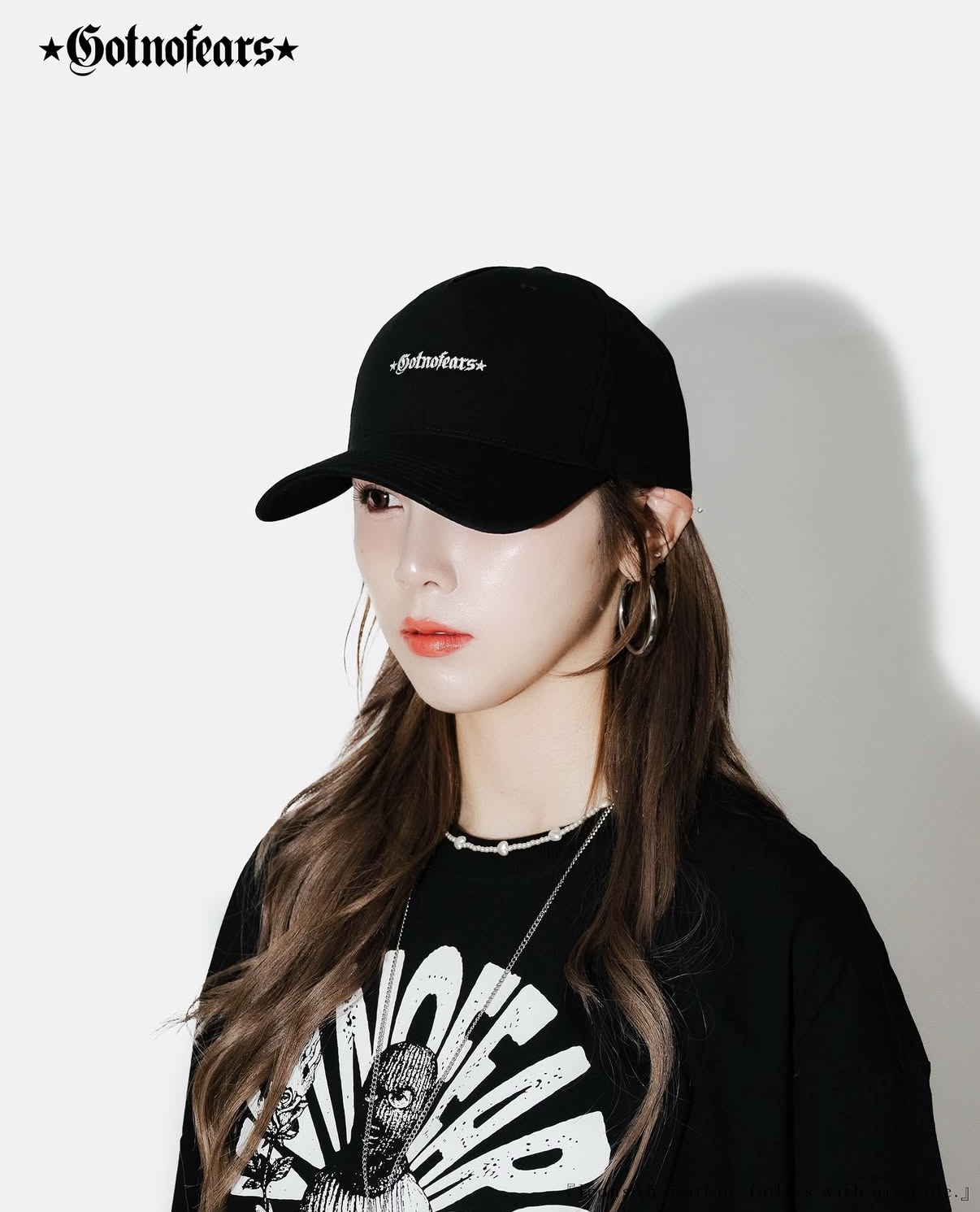 罗志祥Gotnofears正品1979刺绣可调节老帽黑色白色帽子