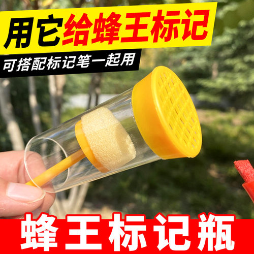 塑料蜂王标记瓶囚王笼
