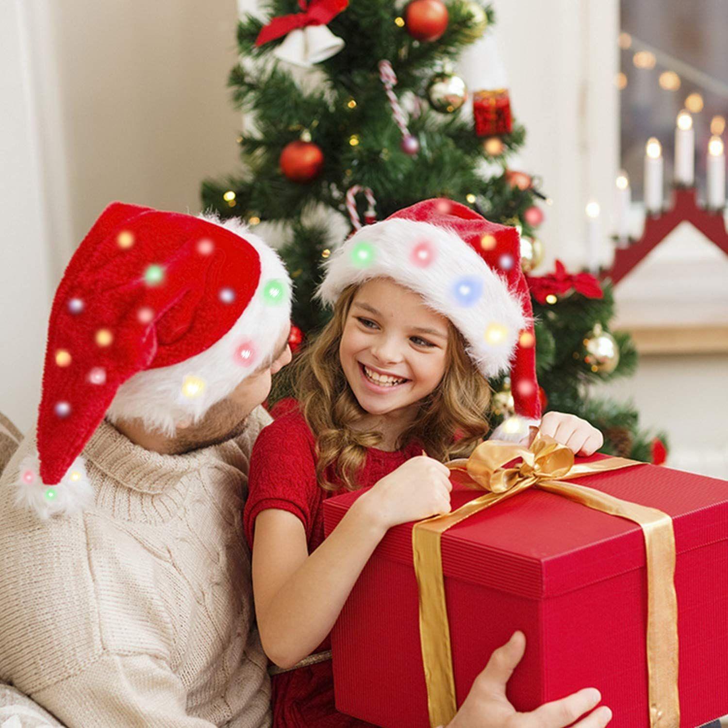 Christmas decoration adult Christmas hat glowing圣诞帽发光