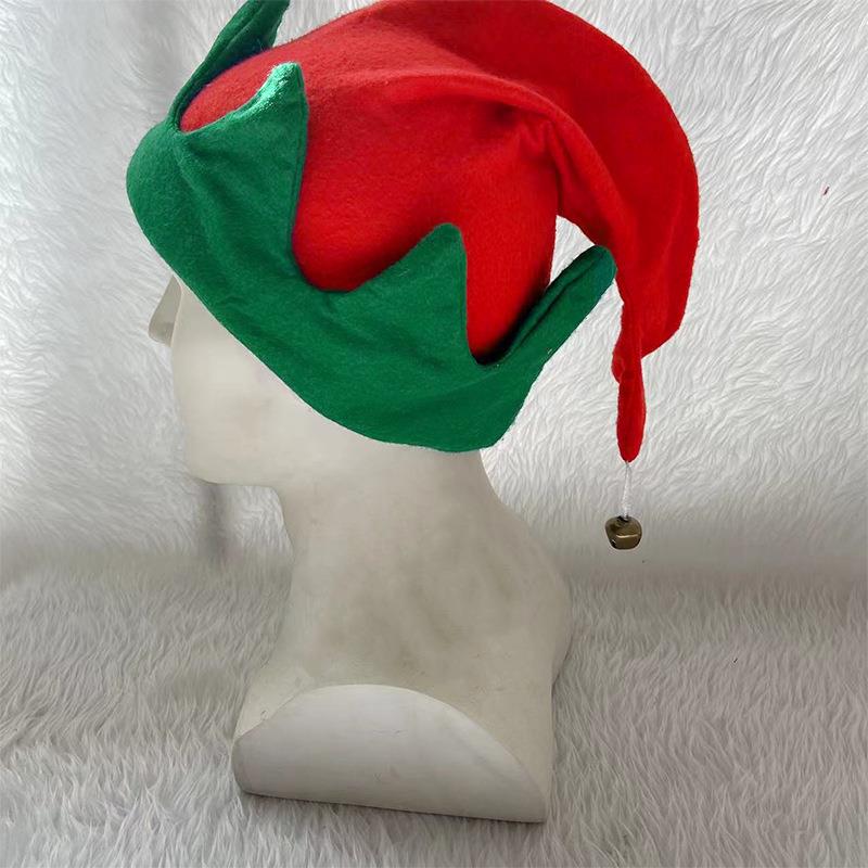 Christmas Bell Elf Hat Dress up Prop圣诞节铃铛精灵帽道具