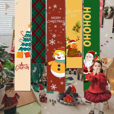 Christmas hanging cloth store background cloth圣诞节挂布