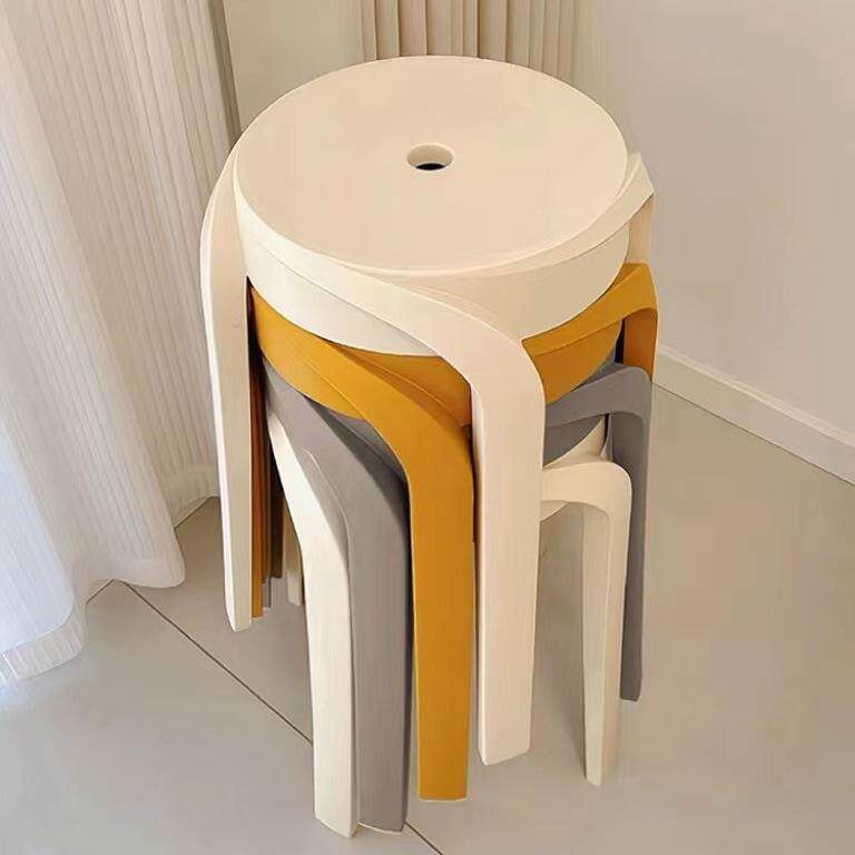 Home living room plastic stool can be stacked chairs塑料凳