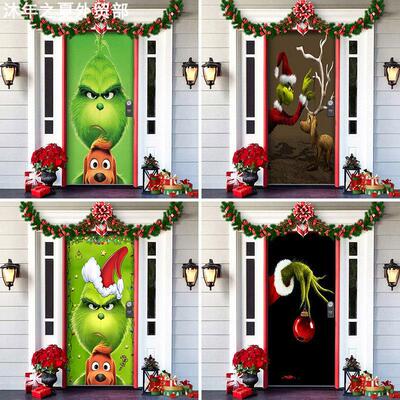 Christmasdoorcoverbackground
