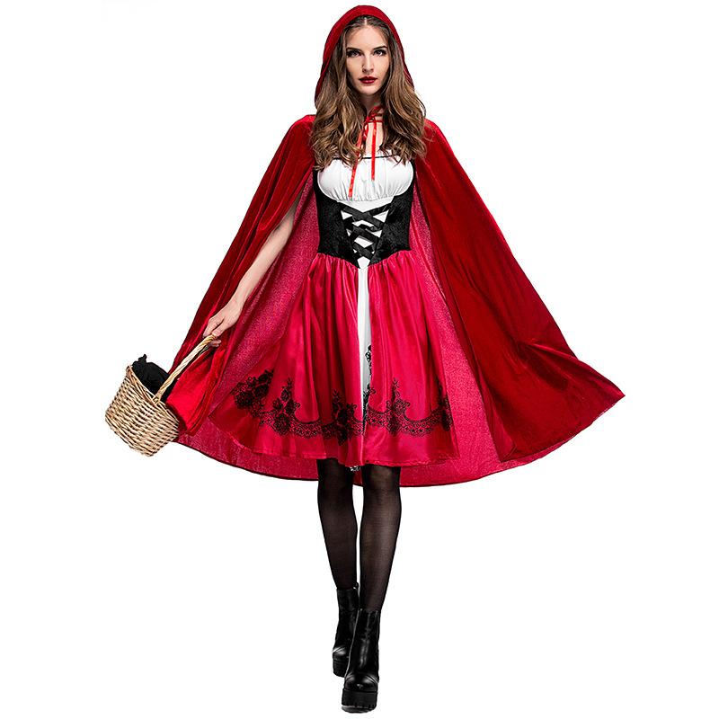 Halloween Little Red Riding Hood adult cosplay party costume