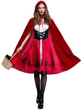 Halloween Little Red Riding Hood adult cosplay party costume