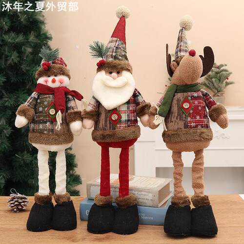 NewChristmasSnowmanElkDoll