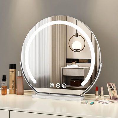 LED makeup mirror, dressing table, desktop dressing mirror