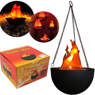 Electronic firepit 20cm Halloween decorative light电子火盆