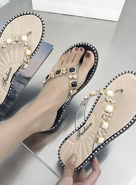 Women's summer sandals Fashion slippers拖鞋女外穿夹趾人字拖