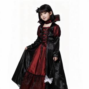Halloween children's witchparty costumes万圣节儿童女巫小女孩