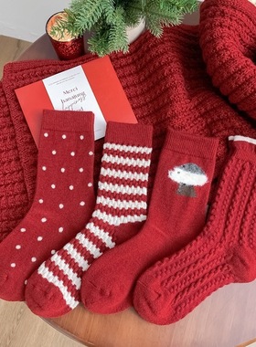 Red Sox Children's Middle Socks Native Year Long Socks袜子