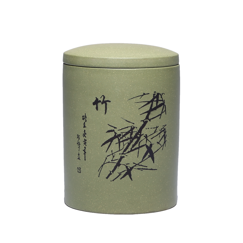 宜兴紫砂茶叶罐小号普洱散茶醒茶罐手工存储茶仓陶瓷小罐茶密封罐